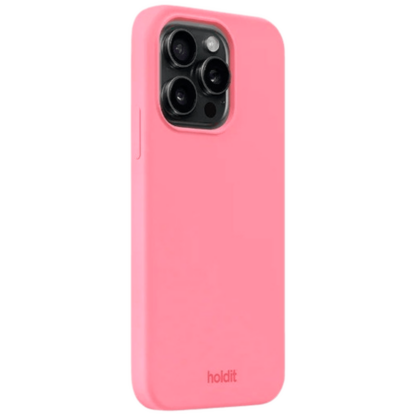 Holdit Silikon Back Cover Rosa Apple iPhone 14 Pro - Image 2