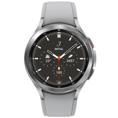 Samsung Galaxy Watch 4 Classic 46mm Silber (Retourware, OVP, geöffnet zum Testen, keine Gebrauchsspuren)