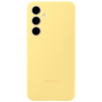 Samsung Silikon Back Cover Gelb Samsung Galaxy S24 FE