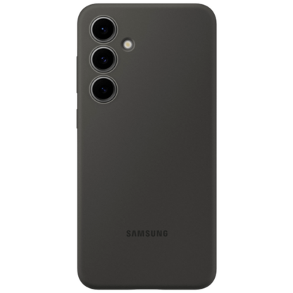 Samsung Silikon Back Cover Schwarz Samsung Galaxy S24 FE