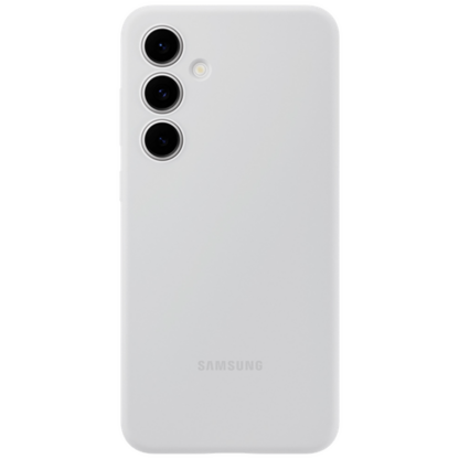 Samsung Silikon Back Cover Grau Samsung Galaxy S24 FE