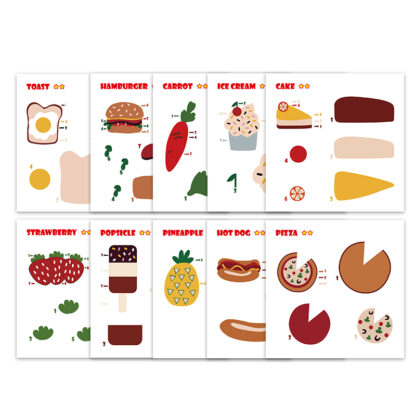 Paper-cut Model  Foods - Image 2