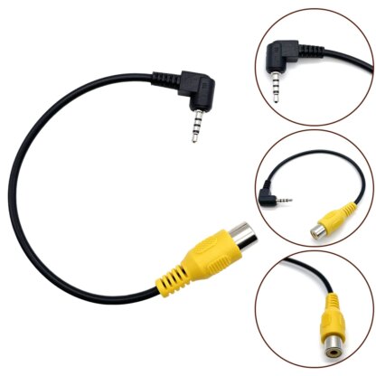 RCA auf 2,5mm AV Kabel für Rückfahrkamera - Image 3