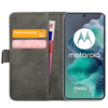 Mobilize Pu-Leder Book Hülle Schwarz Motorola Moto G35 5G