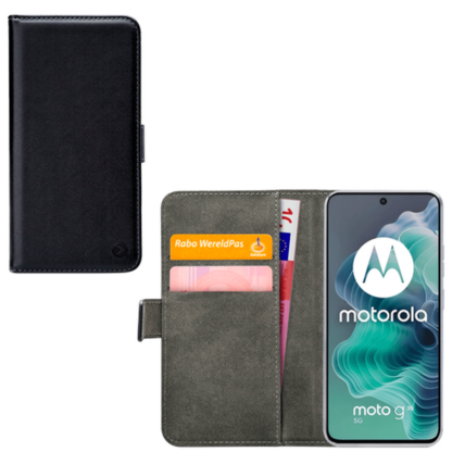 Mobilize Pu-Leder Book Hülle Schwarz Motorola Moto G35 5G - Image 3