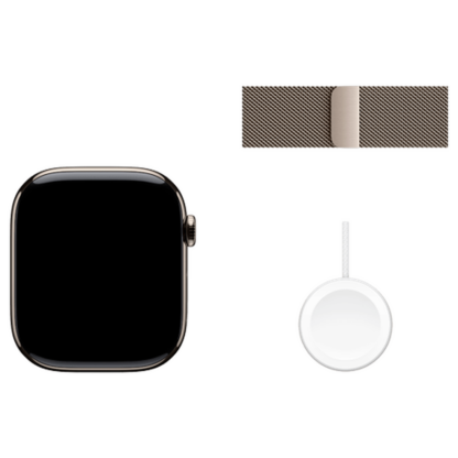 Apple Watch Series 10 4G 46mm Natural Titanium (Beige Milanaiseband M/L) - Image 4