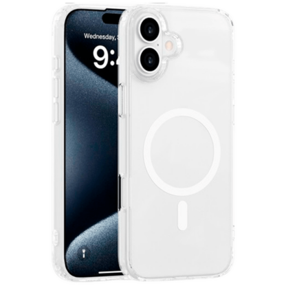 Just in Case TPU Back Cover Durchsichtig Magnetisch Apple iPhone 16 Plus