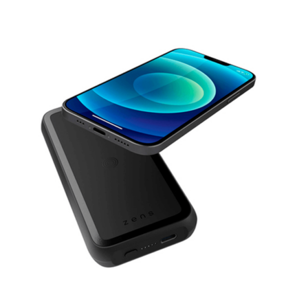 Zens MagSafe Kabellose Powerbank Mit Stand 10.000mAh Schwarz - Image 4