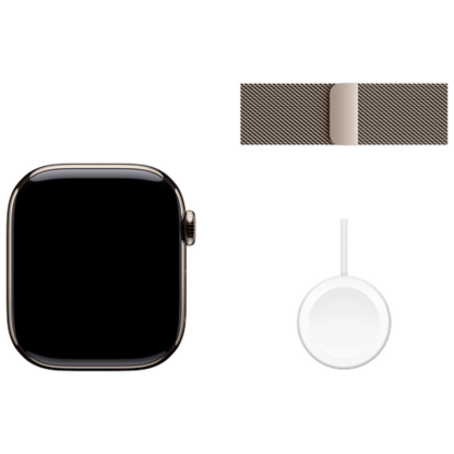 Apple Watch Series 10 4G 42mm Natural Titanium (Beige Milanaiseband) - Image 4