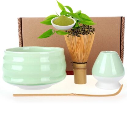 Matcha Grün Tee Set Chairo inkl. Matcha Besen