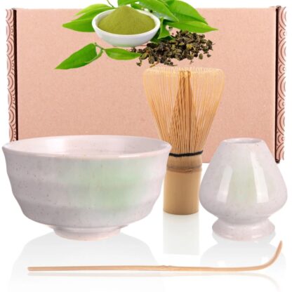 Matcha Grün Tee Set Tamago inkl. Matcha Besen