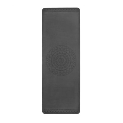 PHOENIX Yogamatte schwarz mit Ethno Mandala (4 mm)
