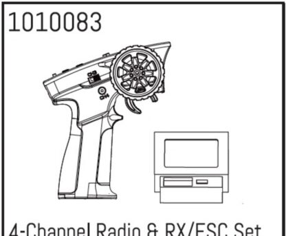 4-Channel Radio & RX/ESC Set