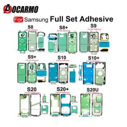 Rückseite & Batterie Klebefolien-Sets für Samsung