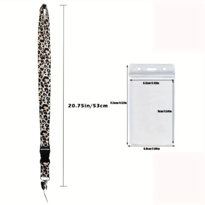 Lanyard mit Leopard-Print - Image 7