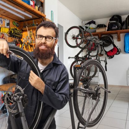 Fahrrad VELO WANDHALTERUNG Veloaufhängung Veloständer Fahrradständer SILBER 2er-Set - Image 3