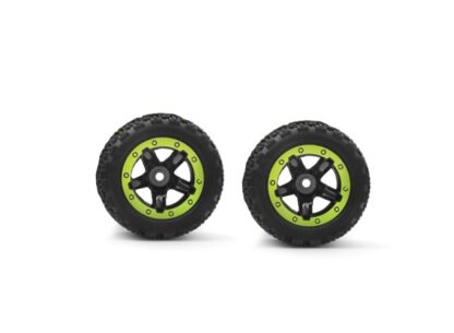 Slyder ST Wheels/Tires Assembled (Black/Green)