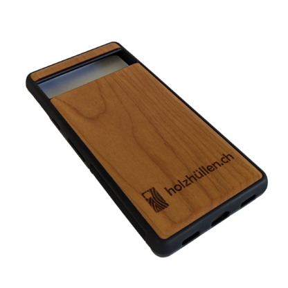 Holzhülle mit Logo - iPhone 16 Pro Max