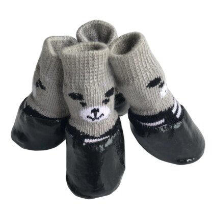 Winter Hunde-Socken, rutschfest