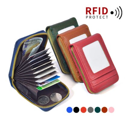 RFID Kreditkarten-Etui aus Kunstleder