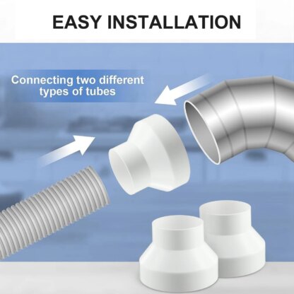 ABS Reduzieradapter für Lüftungssysteme