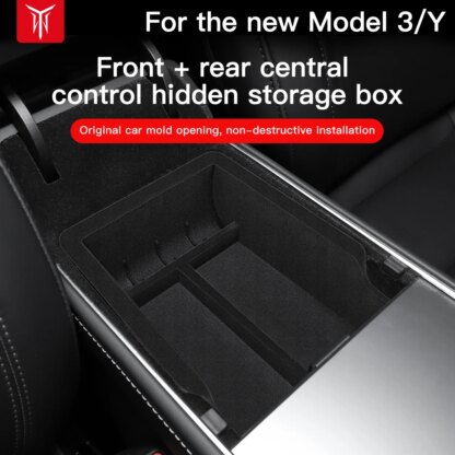 Mittelkonsole Organizer-Boxen für Tesla - Image 3