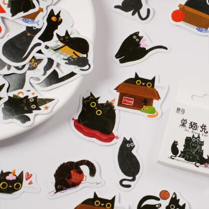 Katzen Sticker Set (46 Stk.) - Image 6