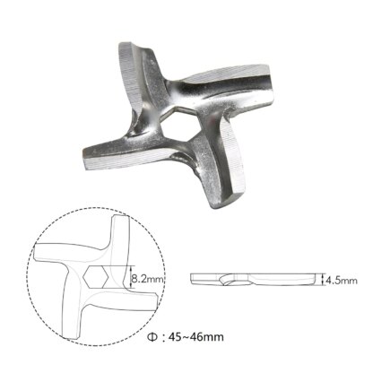 Fleischwolf Kreuzmesser für Moulinex (3 Stk.) - Image 4