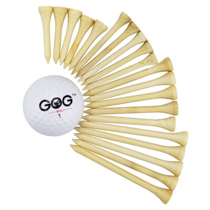 Golf-Tees aus Bambus-Holz, 50 Stk. - Image 6