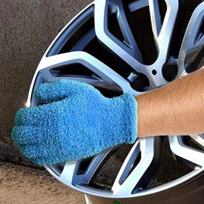 Mikrofaser-Handschuhe für Autoreinigung - Image 4