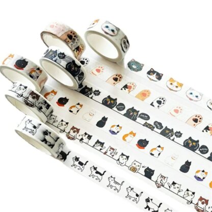 Washi Tape mit Katzenmotiven