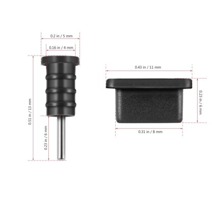 Steckerschutz für USB-C Anschluss, 10 Stk. - Image 3