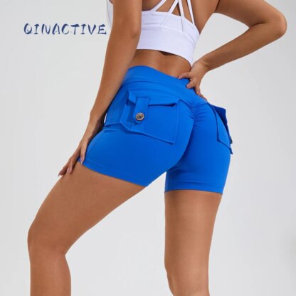 High-Waist Yoga-Shorts mit Taschen - Image 7