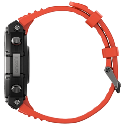 Amazfit T-Rex 3 Grau (Rotes Silikon Armband) - Image 4