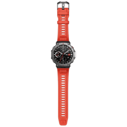 Amazfit T-Rex 3 Grau (Rotes Silikon Armband) - Image 7