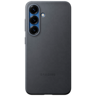Samsung Kindsuit Pu-Leder Back Cover Schwarz Samsung Galaxy S25