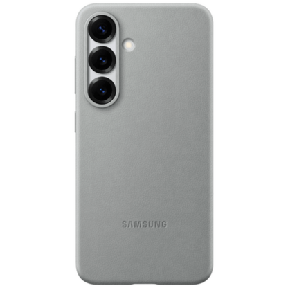 Samsung Kindsuit Pu-Leder Back Cover Grau Samsung Galaxy S25