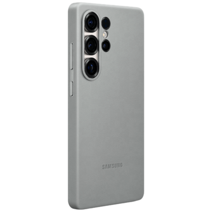 Samsung Kindsuit Pu-Leder Back Cover Grau Samsung Galaxy S25 Ultra - Image 3