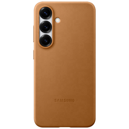 Samsung Kindsuit Pu-Leder Back Cover Gold Samsung Galaxy S25