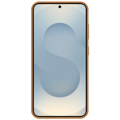 Samsung Kindsuit Pu-Leder Back Cover Gold Samsung Galaxy S25 - Image 2