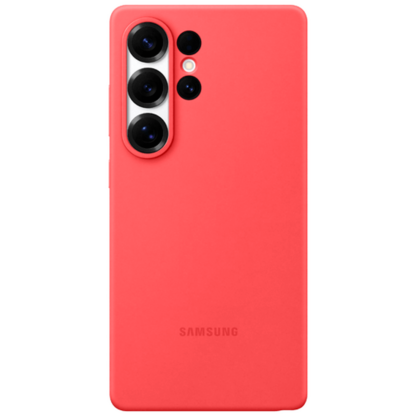 Samsung Silikon Back Cover Rot Samsung Galaxy S25 Ultra