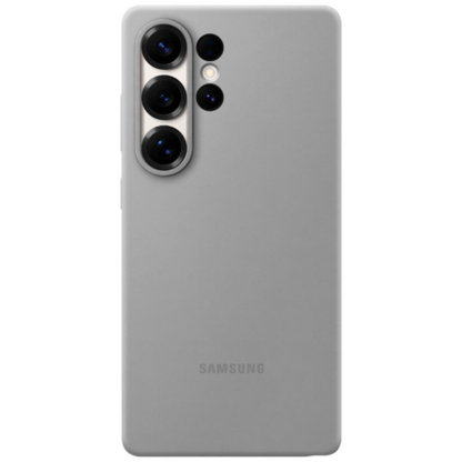 Samsung Silikon Back Cover Grau Samsung Galaxy S25 Ultra