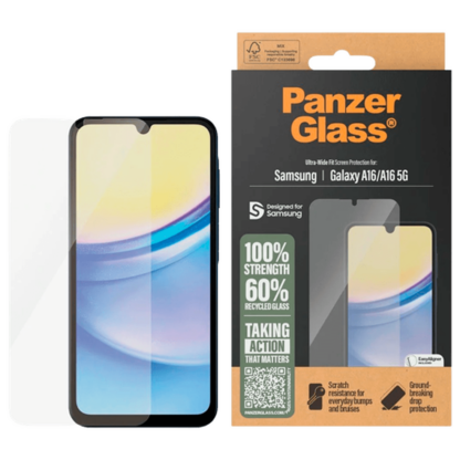 PanzerGlass Gehärtetes Glass Edge To Edge Displayschutzfolie Samsung Galaxy A16/A16 5G - Image 3