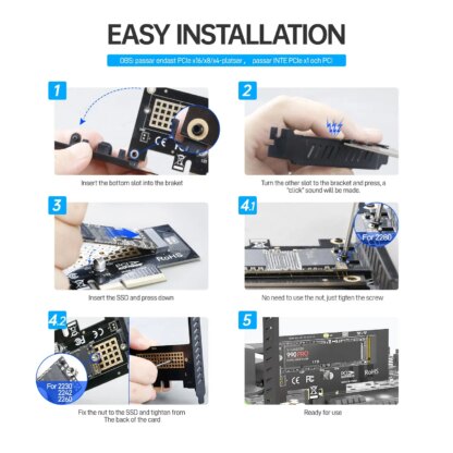 M.2 NVME SSD Adapterkarte - Image 6