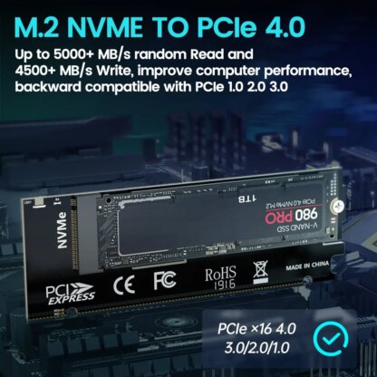 M.2 NVME auf PCIe Adapter - Image 3