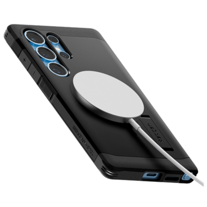 Spigen Tough Armor Magfit TPU Back Cover Schwarz Samsung Galaxy S25 Ultra - Image 4