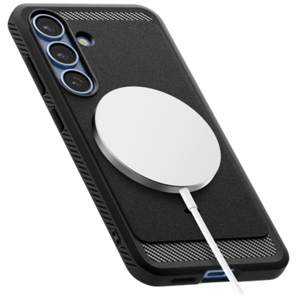 Spigen Rugged Armor TPU Back Cover Schwarz Samsung Galaxy S25+ - Image 4