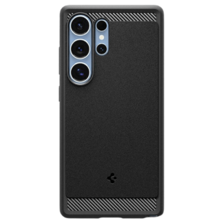 Spigen Rugged Armor TPU Back Cover Schwarz Samsung Galaxy S25 Ultra