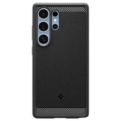 Spigen Rugged Armor TPU Back Cover Schwarz Samsung Galaxy S25 Ultra
