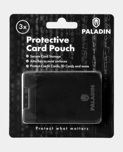 Paladin Kartenhülle 3er-Pack – Ultradünne Neopren-Schutzhülle für NFC-Blockerkarte, Kreditkarten, Ausweise